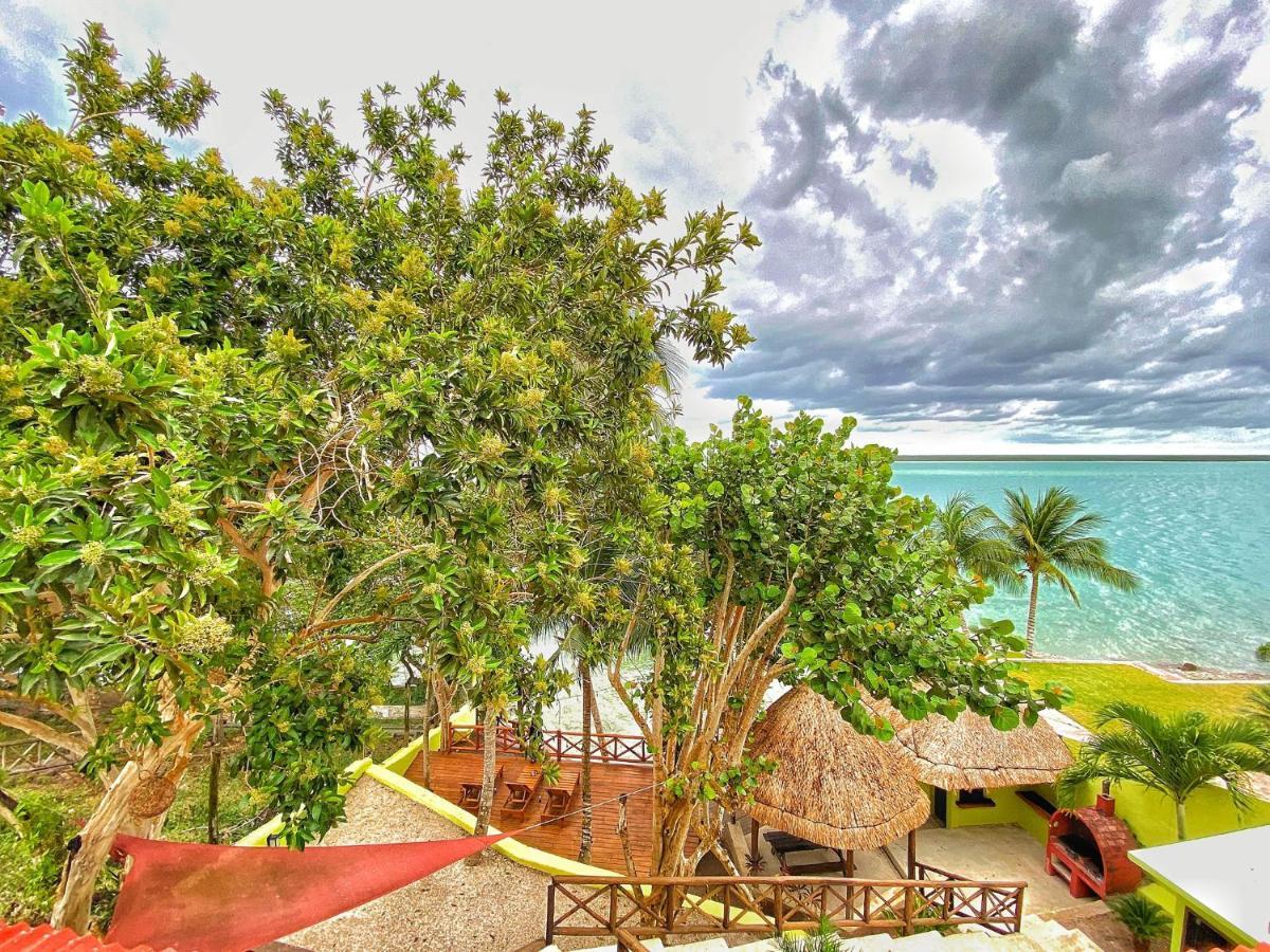 Hotel Boutique Las Nubes Bacalar Kültér fotó