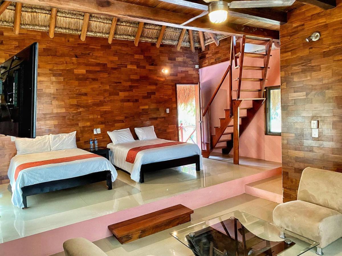 Hotel Boutique Las Nubes Bacalar Kültér fotó