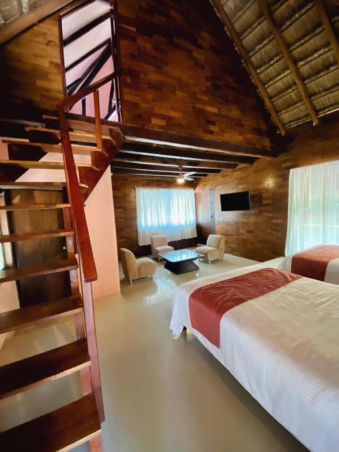 Hotel Boutique Las Nubes Bacalar Kültér fotó