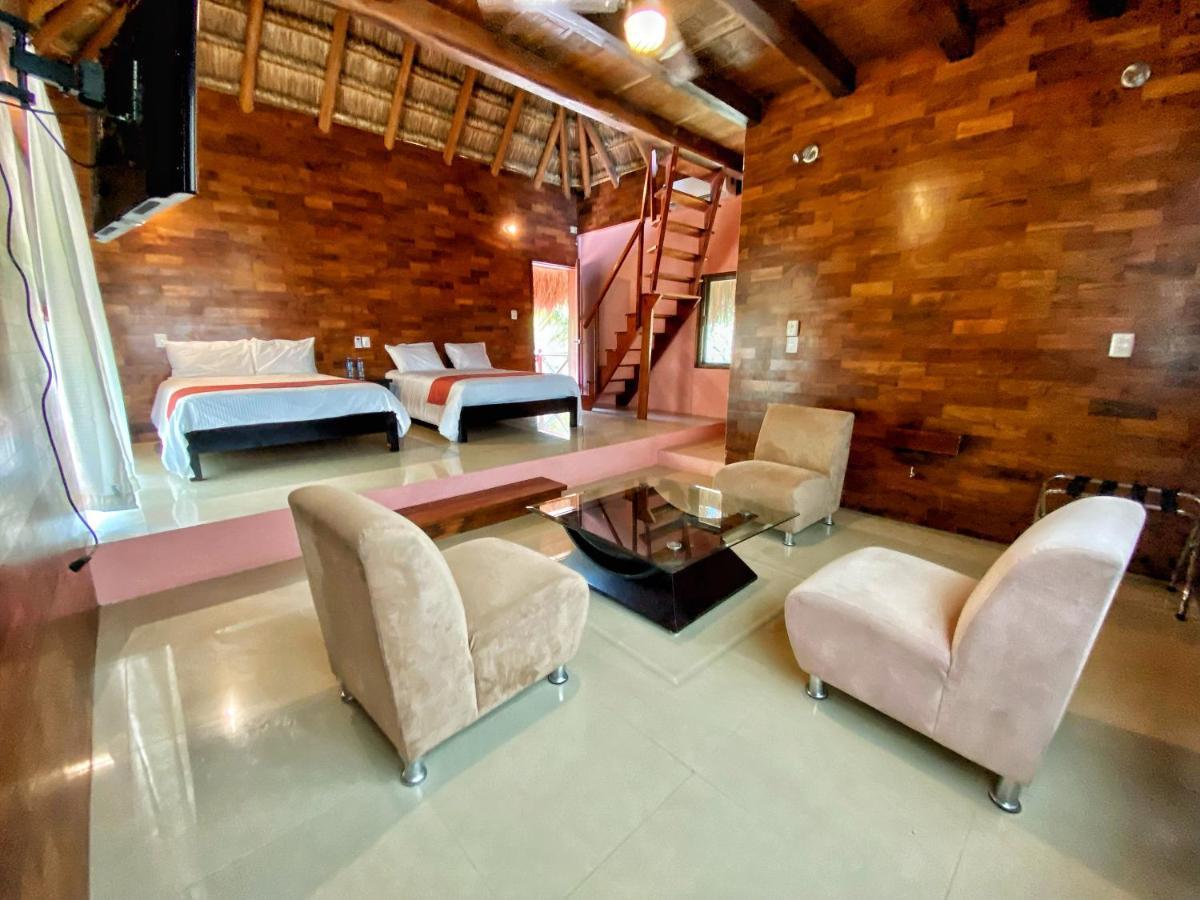 Hotel Boutique Las Nubes Bacalar Kültér fotó