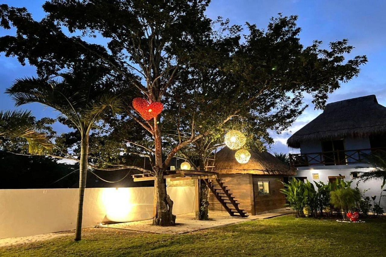 Hotel Boutique Las Nubes Bacalar Kültér fotó